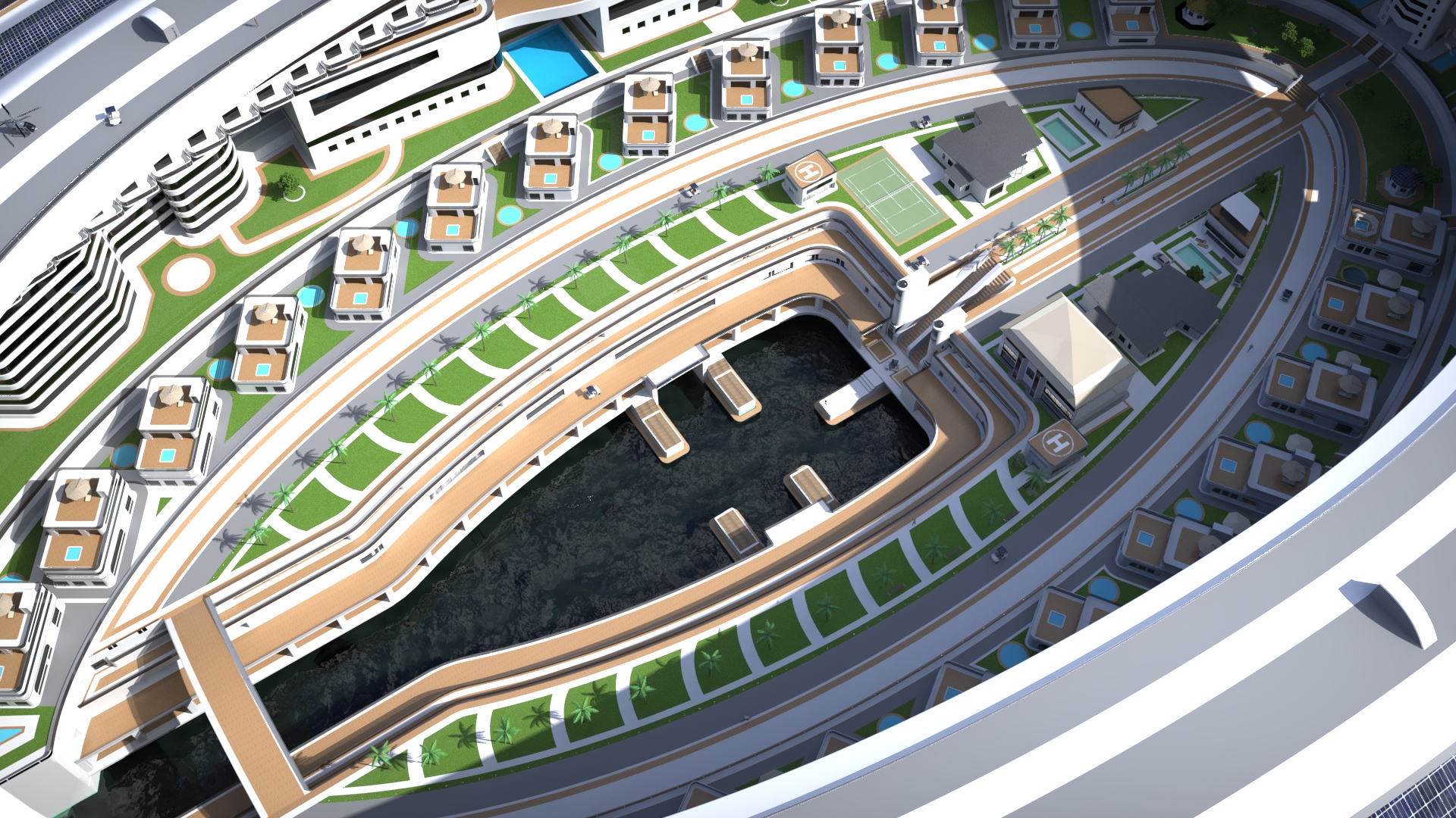 Гігантське плавуче місто може стати найбільшою яхтою у світі (фото)